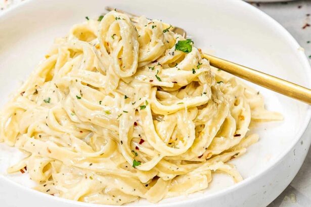 fettuccine alfredo 1 آش مگ