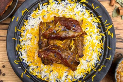 طرز تهیه چلو گوشت مجلسی خوشمزه و رستورانی