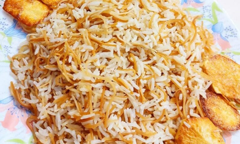 طرز تهیه رشته پلو